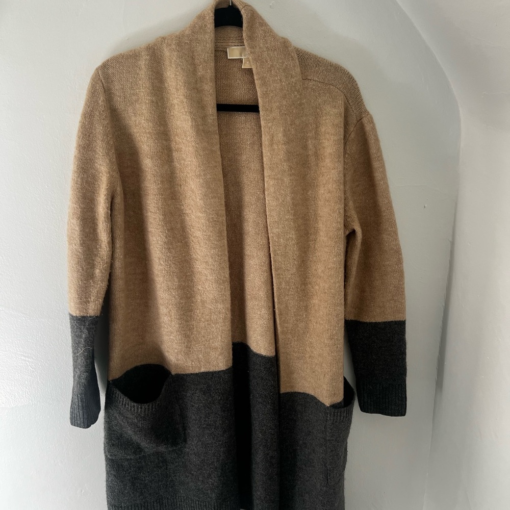 Michael Kors two colored cardigan